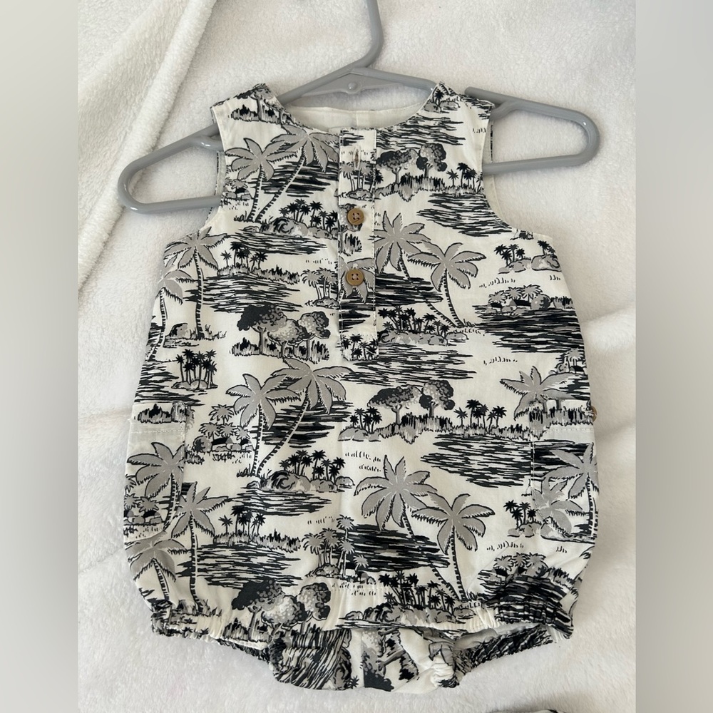 Janie and Jack Plam tree Romper
